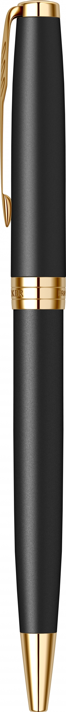 Подарочный набор: Шариковая ручка Parker Sonnet Core K528, Matte Black GT +  Ежедневник Premium, Black GS — фото 7